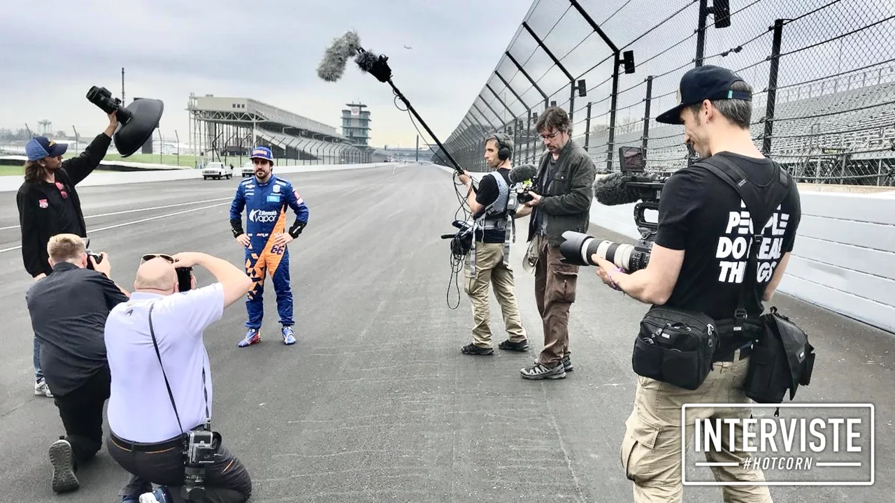 Filming Fernando Alonso at Indianapolis — Hot Corn