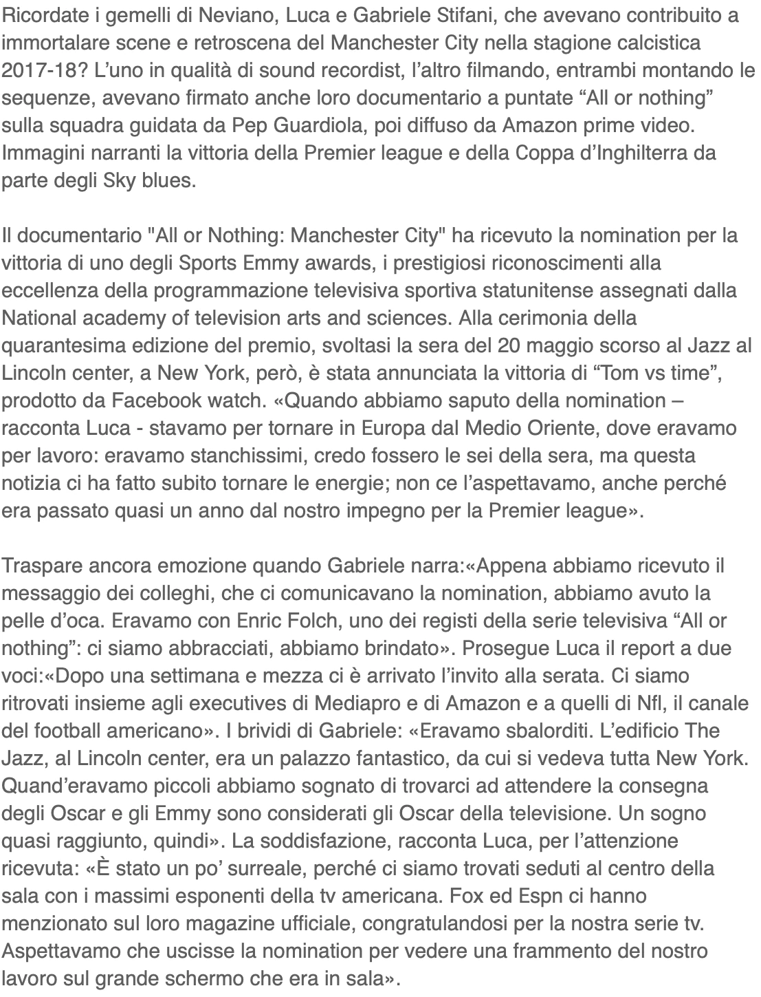 Quotidiano di Puglia · Article text