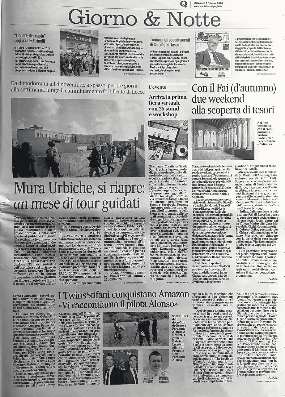 Quotidiano — Newspaper page