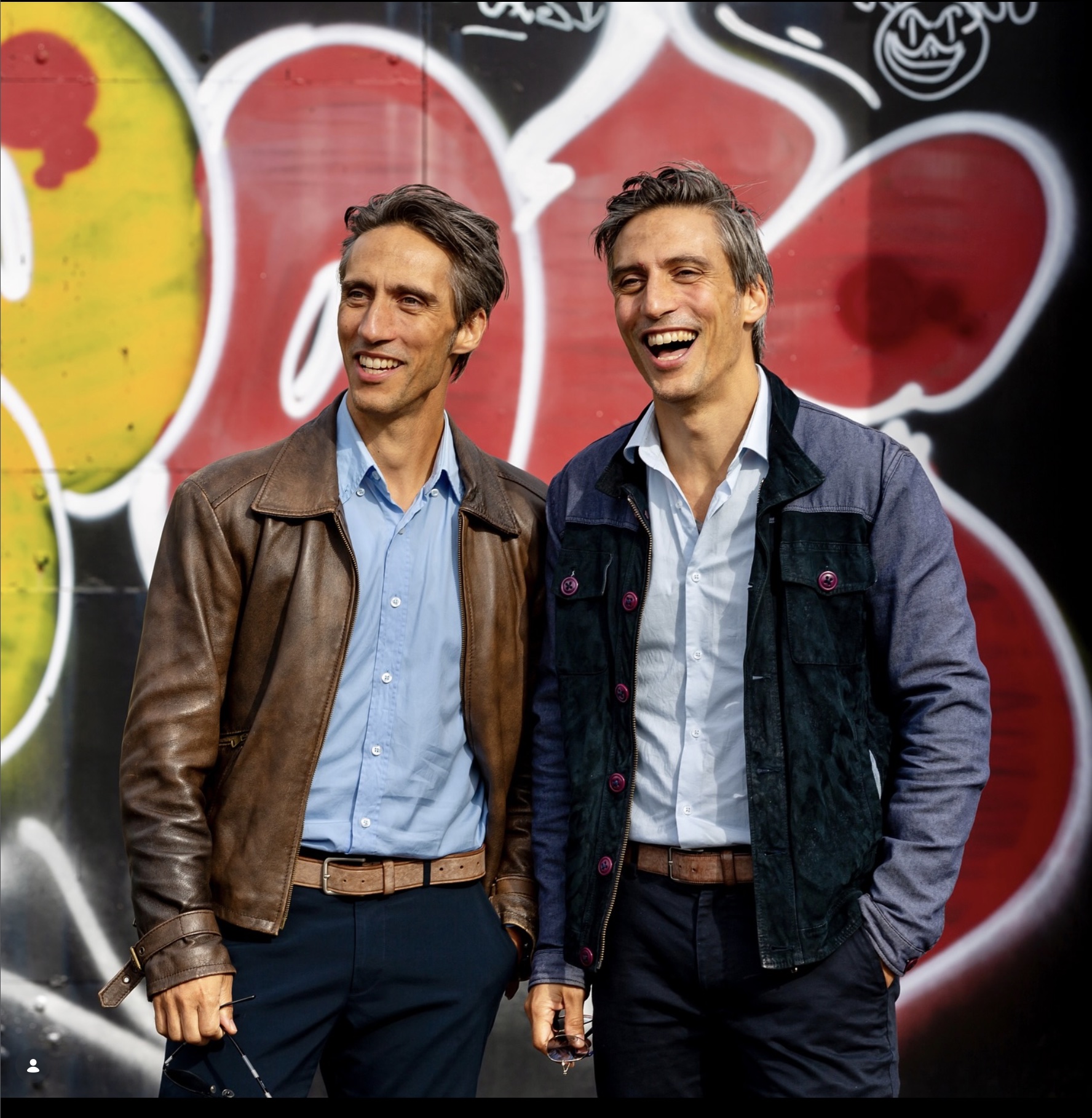 Luca and Gabriele Stifani laughing together